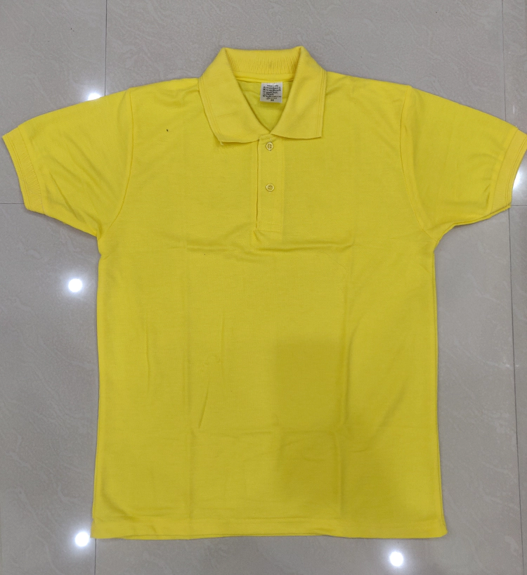 Sublimation Polo T-Shirt Yellow, sublimation blank t-shirt - Ditto Boss